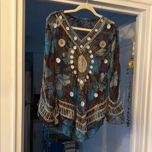 Bohemian Floral Women's Top